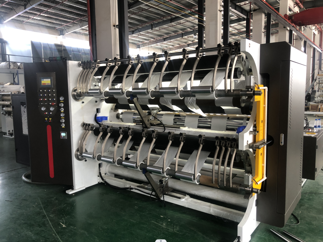 FlyYou 2100mm High Speed Slitter Rewinder | Slitting PE Film | Machine Trial Running