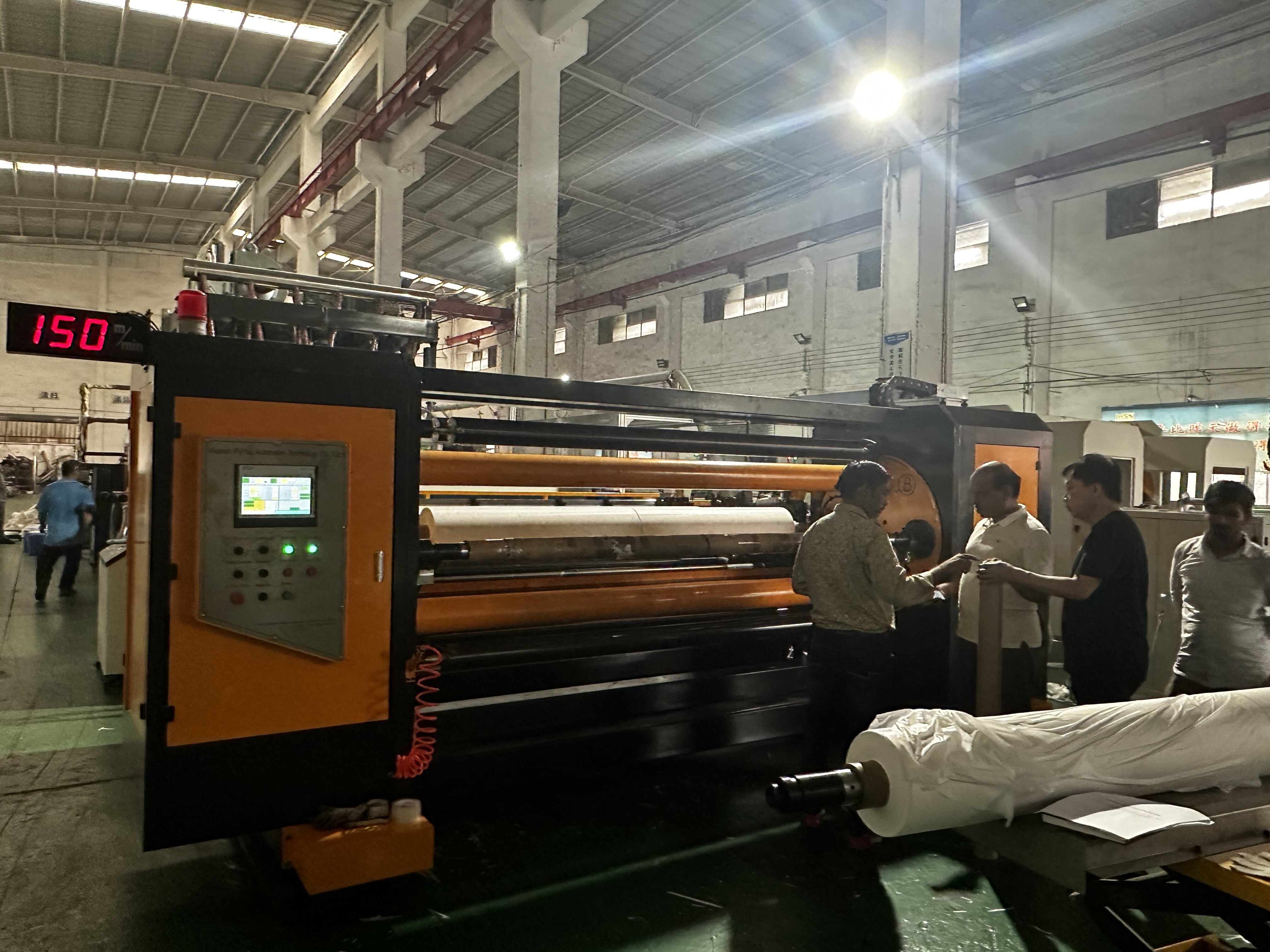 FlyYou 2850 PE Non-Breathable Hygiene Cast Film Extruion Line