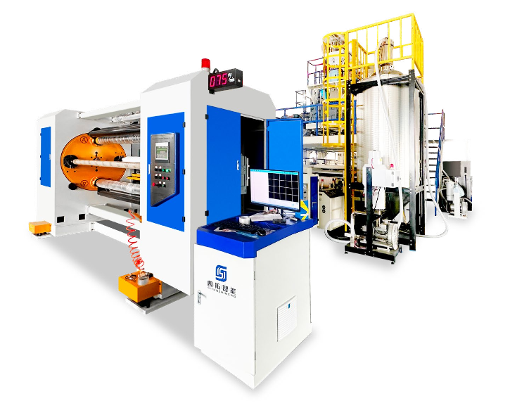 Cost-effective breathable non-breathable film extruder