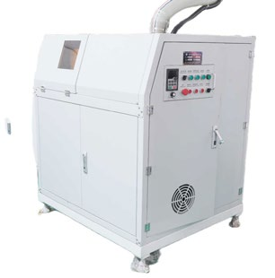 Edge trim recycling machine for PE film