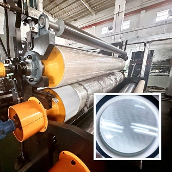 Deep embossing roller for PE film