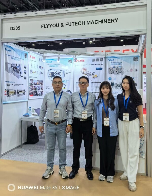 2025 Paper Arabia Dubai:FlyYou Showcases High-Performance Medical Hygiene Film Processing Equipment for Middle East Market