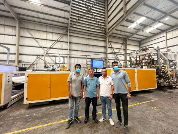 Pakistan: Breathable film extrusion line & Non-Woven Embossing Machines