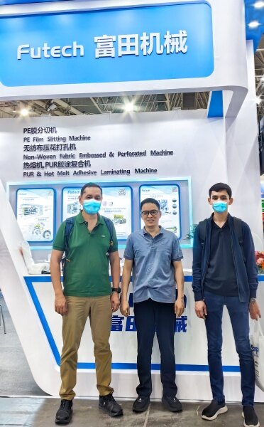 Futech nonwoven 3D embossing effect for Uzbekistan hygiene market